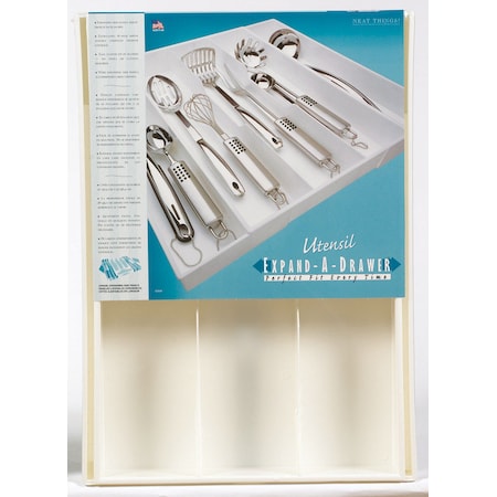 Neat Things Dial Industries 2 in. H X 23 in. W X 18 in. D Plastic Adjustable Utensil Tray 02544